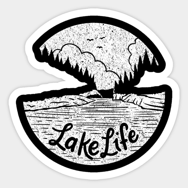 Lake Water Summer Sticker by KAWAIITEE